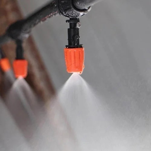 Sistema de irrigação automática com resfriamento por névoa